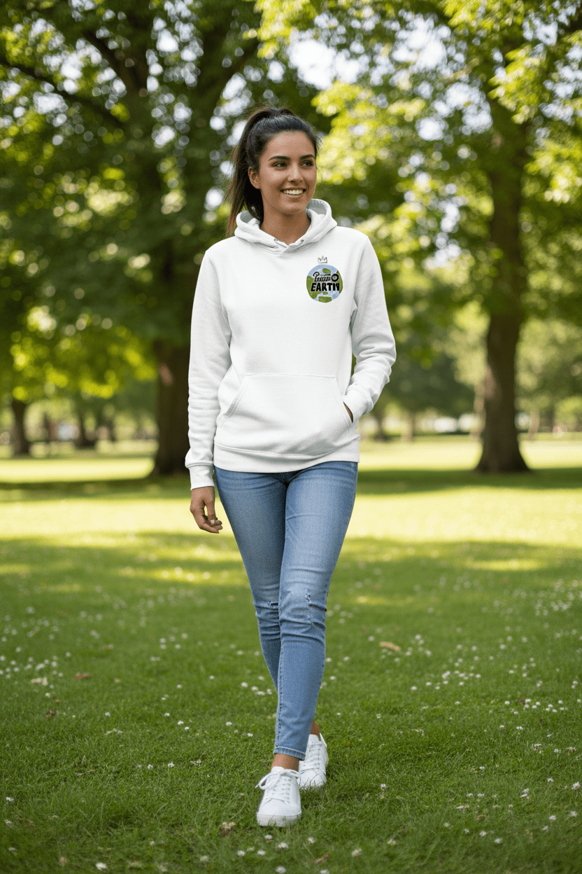 Peace on Earth Hoodie | Nature & Peace Graphic - AlleyCrafters