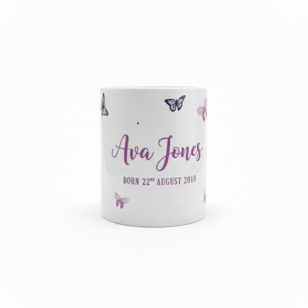 Personalised Butterfly Mug – Ava Jones