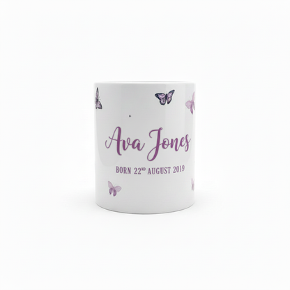 Personalised Butterfly Mug – Ava Jones