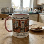Personalised Family House Mug – Where Sundays Were Spent - #AlleyCrafters