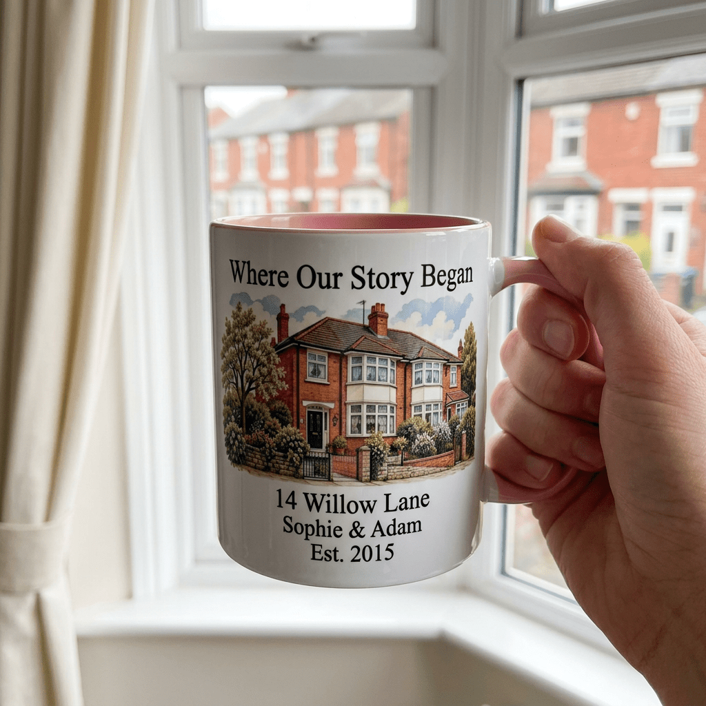 Personalised Family Home Mug – The House With All the Memories - #AlleyCrafters