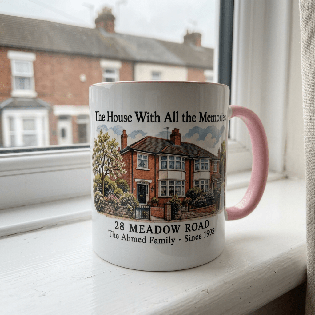 Personalised Family Home Mug – The House With All the Memories - #AlleyCrafters