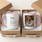 Personalised Mum Photo Mug – Funny Mum Definition Gift - #AlleyCrafters