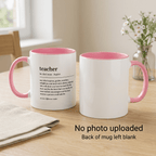 Teacher Definition Mug – Two-Tone Thank You Teacher Gift - #AlleyCrafters