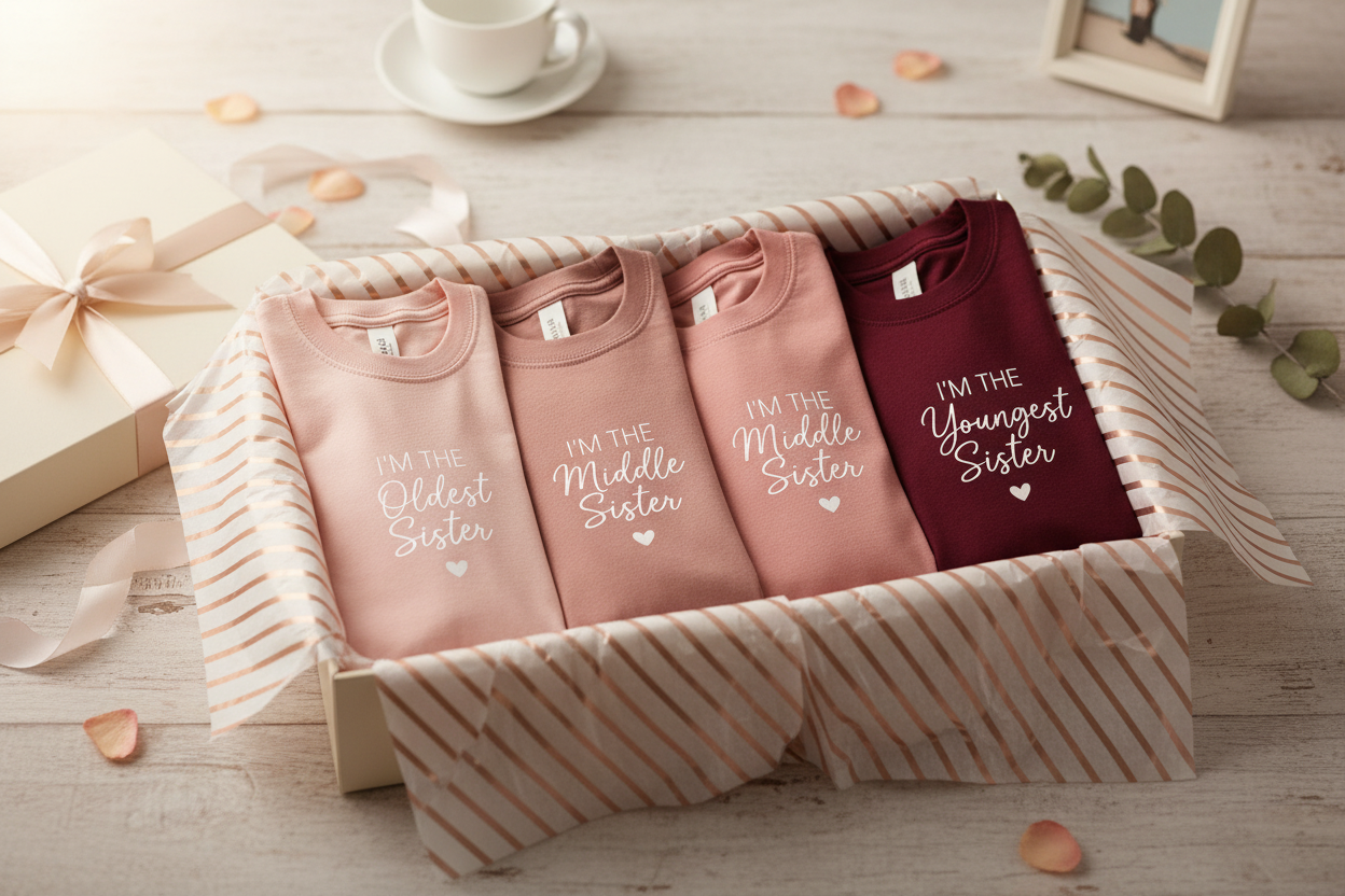 Pink Tones Folded Gift Box