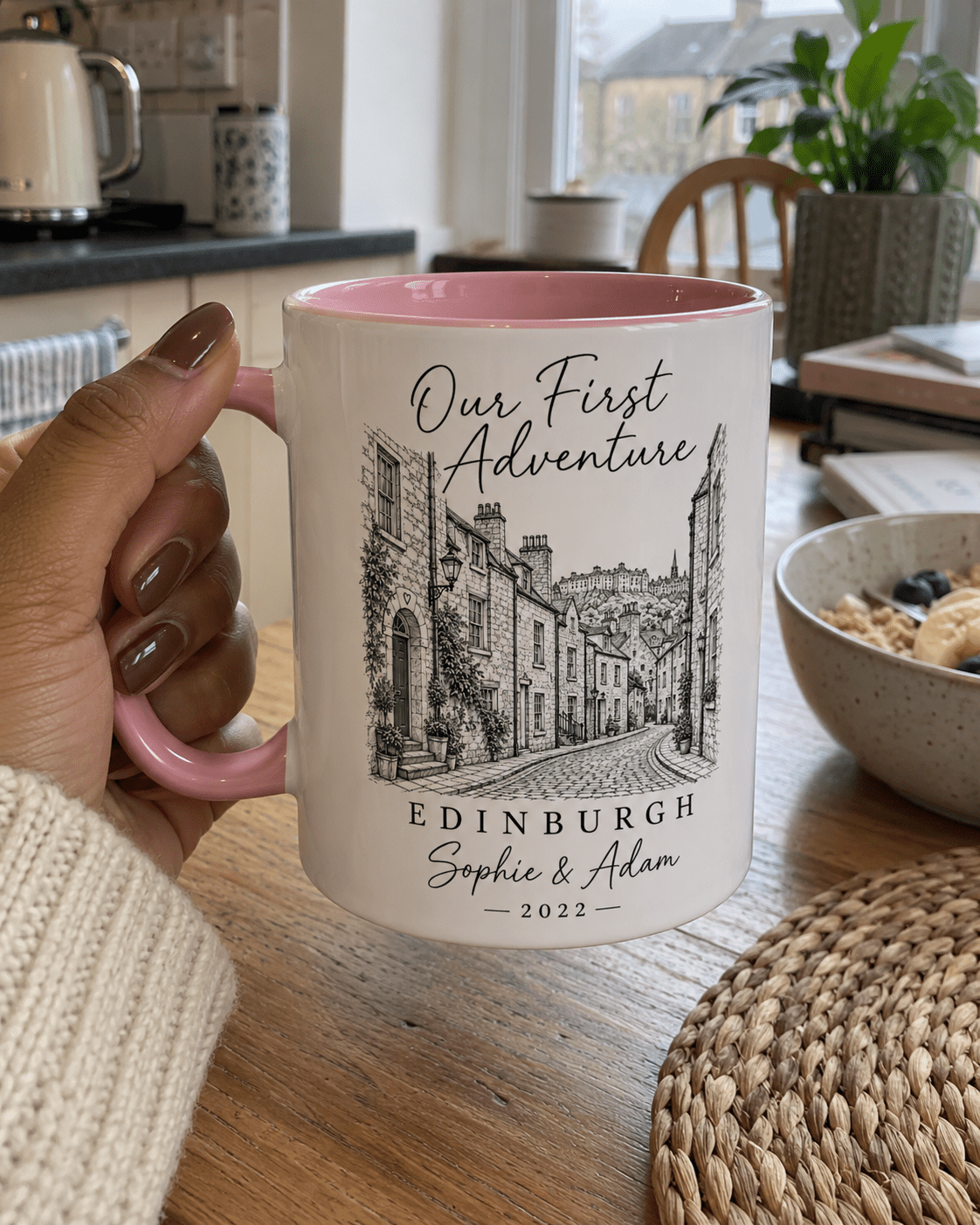 Personalised Place Mug – Custom Wording & Special Memories - #AlleyCrafters