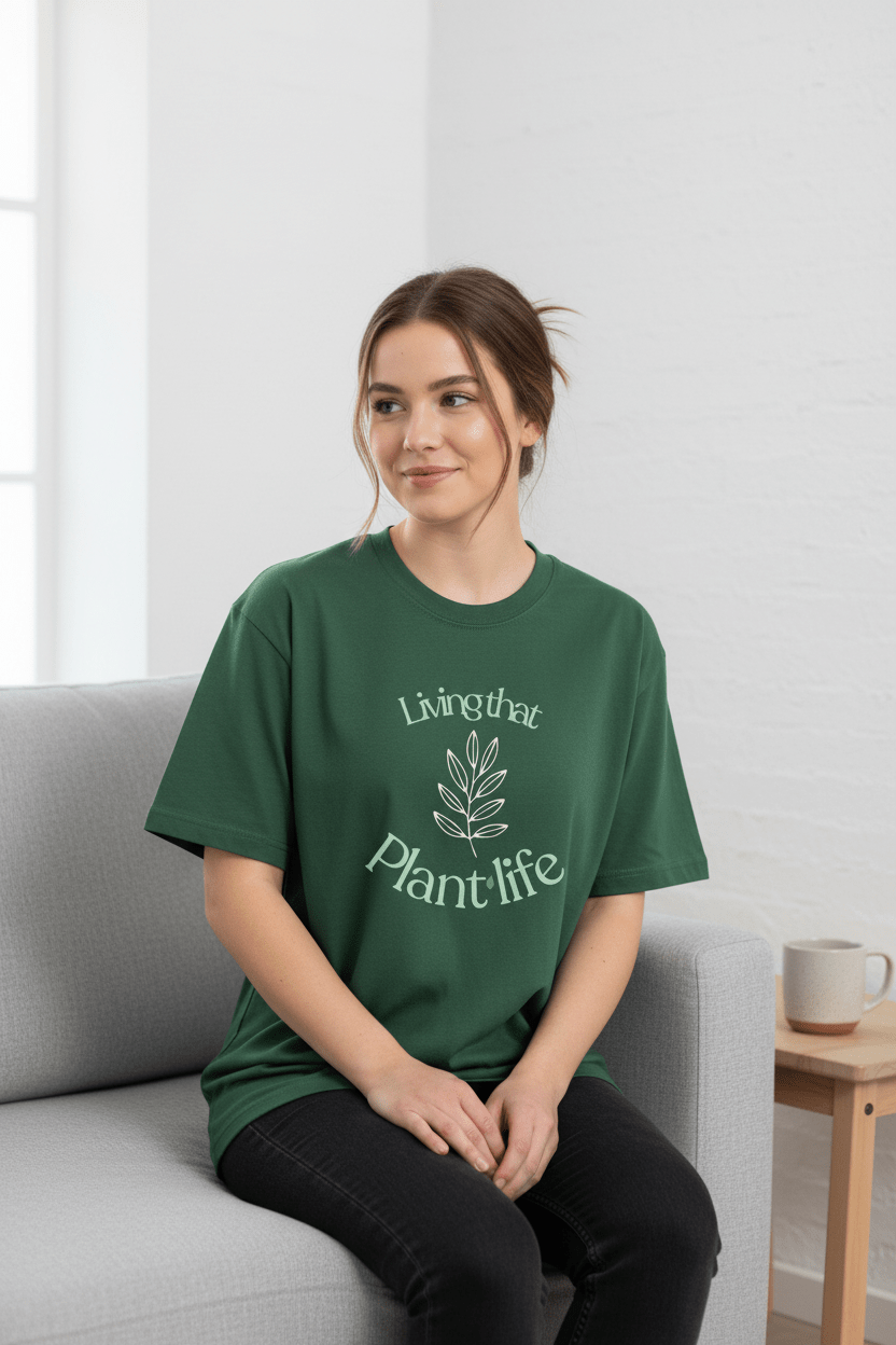 Living That Life T-Shirt | Slow Life, Plant Life, Cat Life & Dog Life - AlleyCrafters