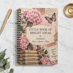 Premium mockup of the Sophie notebook on a marble desk