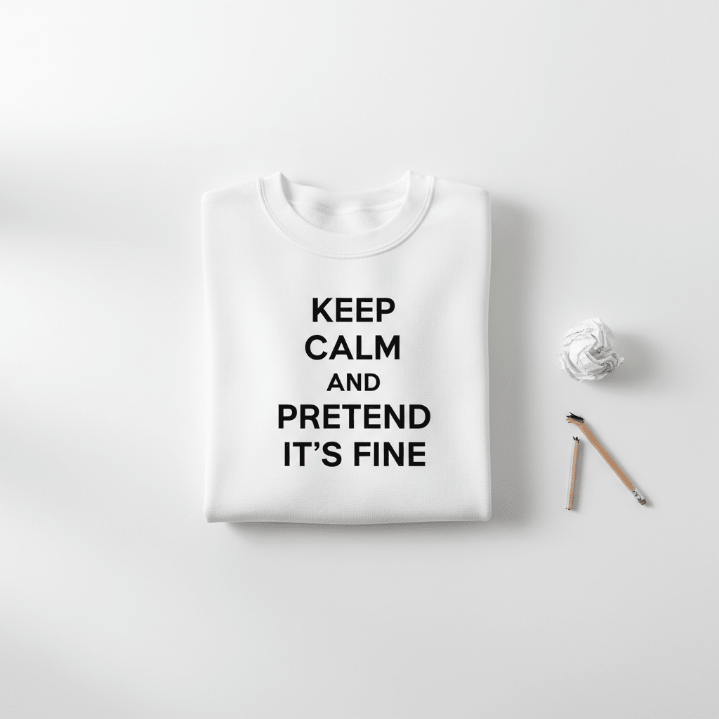 Custom Keep Calm and… Sweatshirt | Personalised Funny Gift - AlleyCrafters