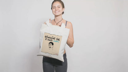 'I'm Definitely Not Full of Snacks (Wink)' Tote Bag