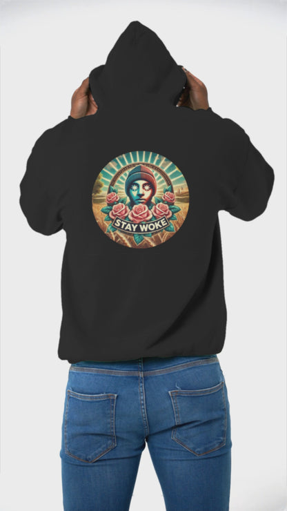 Hooded Sweatshirt - 'Stay Woke'