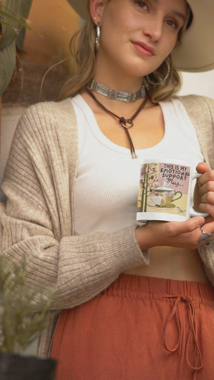 This Is My Emotional Support Mug