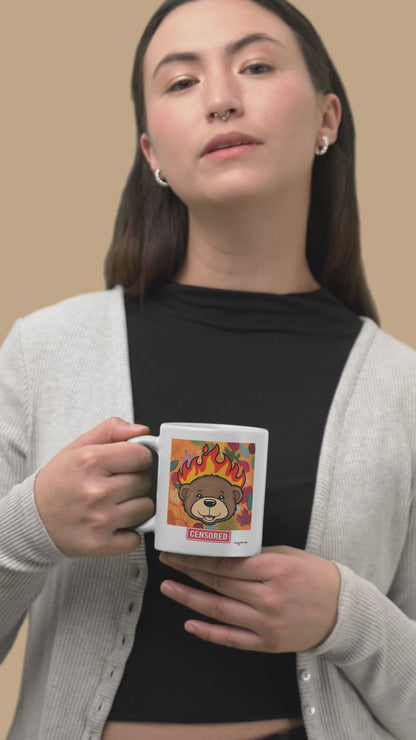 Cozy Censored Bear Mug