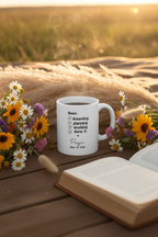 Priya — graduation mug UGC picnic mockup