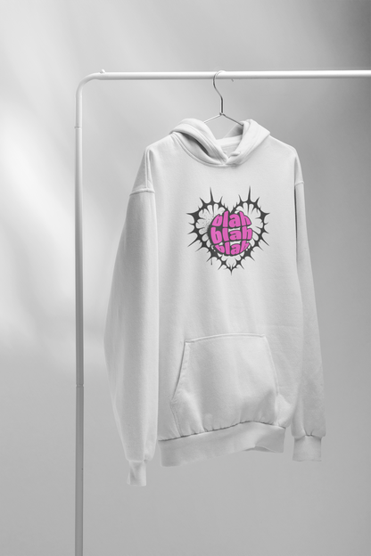 Unisex Hooded Sweatshirt - blah blah blah Design