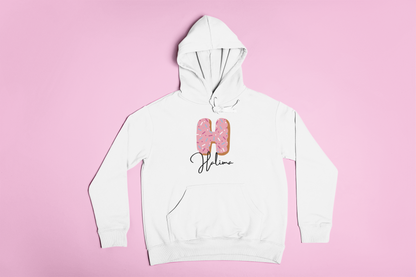 Cute Kids Sweatshirt with Pink Donut Design - Perfect for Birthdays and Casual Wear