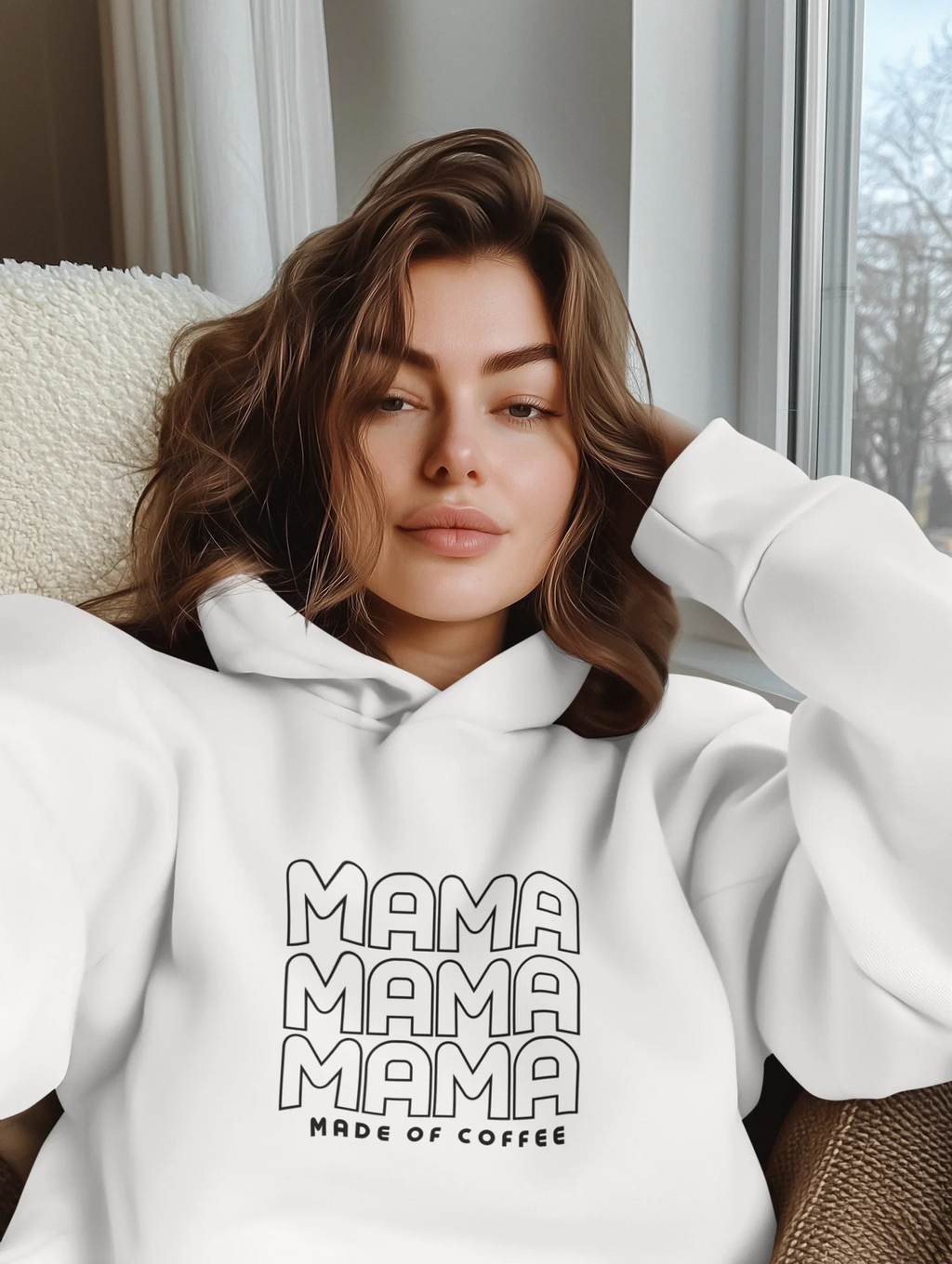 Mama Coffee Unisex Hoodie - Cozy Sweatshirt for Mums - Alley Crafters