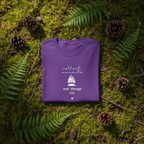 Purple Sophie flat lay