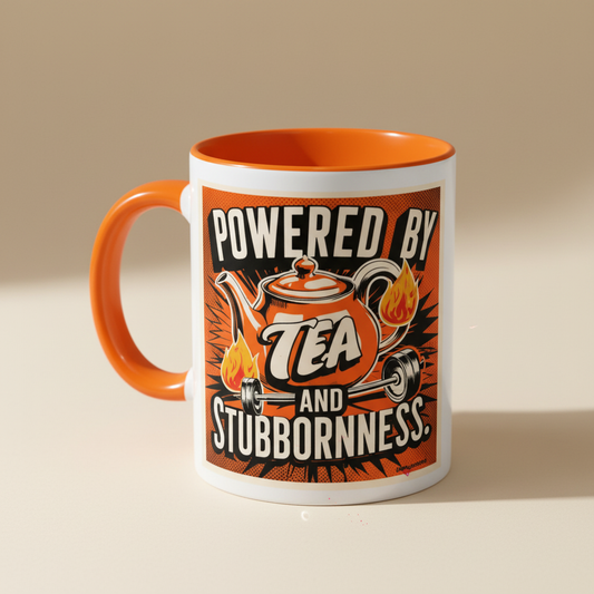 Realistic Tea Mug Minimalist Background