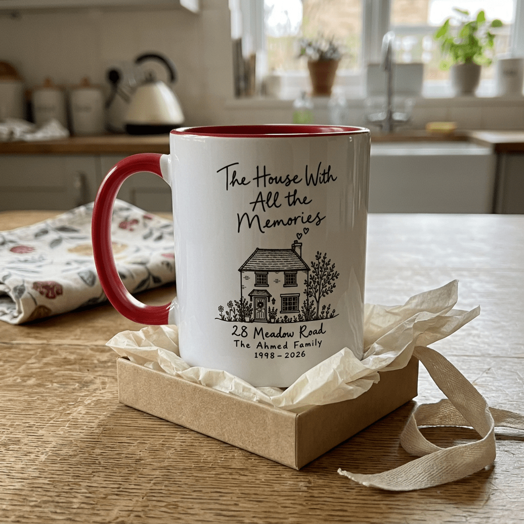 Personalised Family Home Mug – The House with All the Memories - #AlleyCrafters