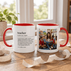Teacher Definition Mug – Two-Tone Thank You Teacher Gift - #AlleyCrafters