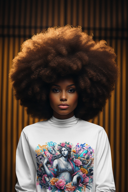 Long Sleeve Tee Venus Birth Contemporary Streetart Unisex Jersey