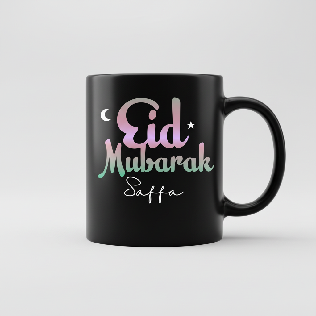 Saffa mug close-up display