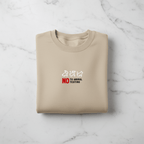 No to Animal Testing Sweatshirt | Cruelty-Free Statement Jumper - AlleyCrafters