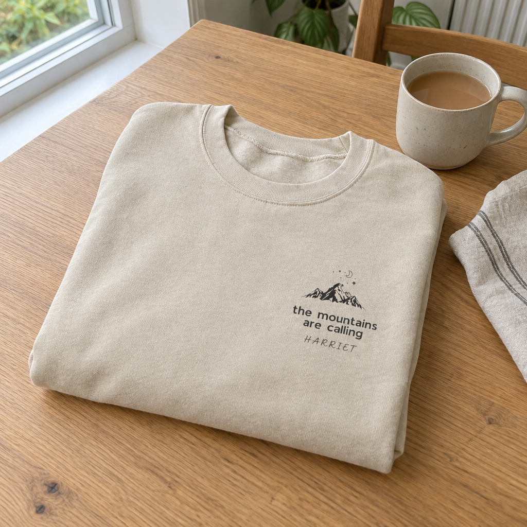 Sand Mountains Are Calling sweatshirt with Harriet
