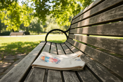 Save Our Seas Tee on Sunny Bench
