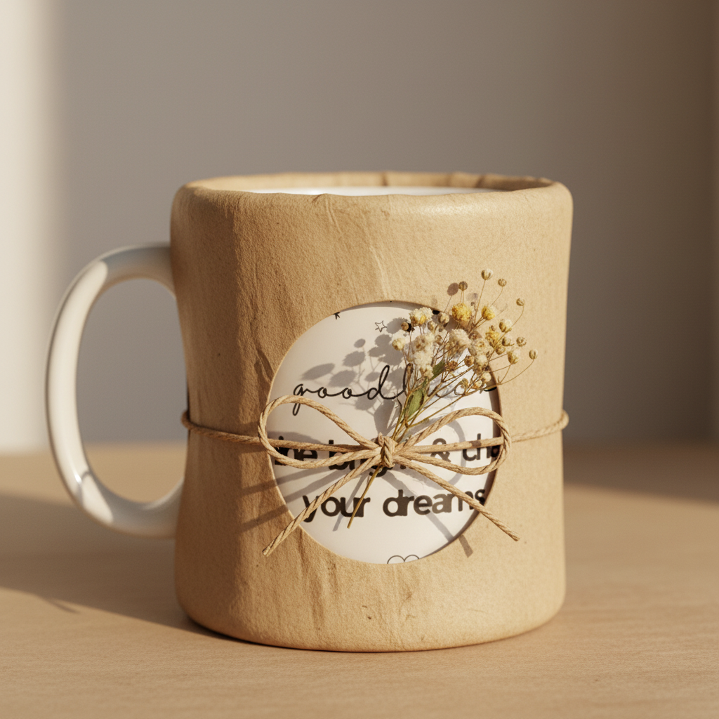 Shine Bright Mug — Kraft Wrap
