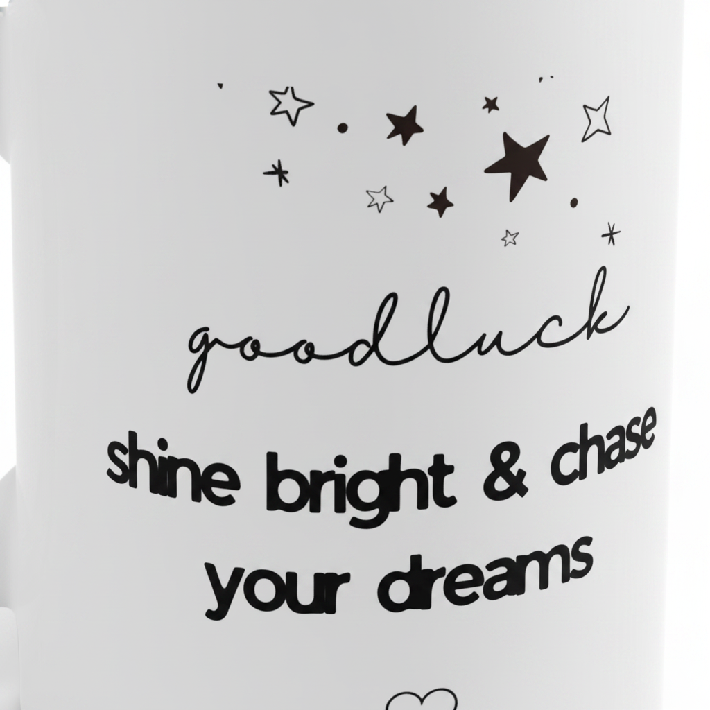Shine Bright Mug — Print Detail