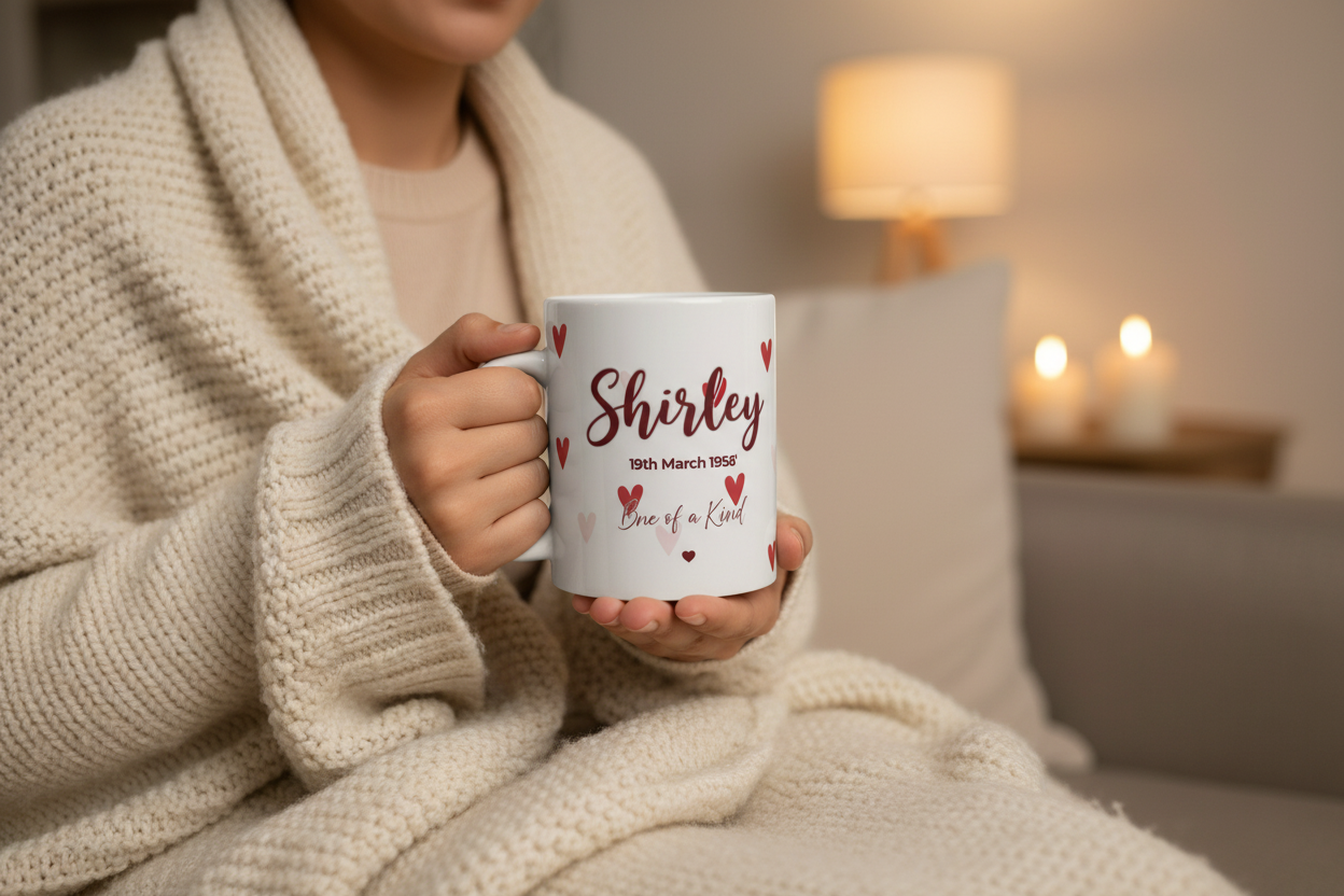 Shirley Heart Mug