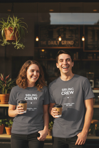 Sibling Crew — charcoal café duo