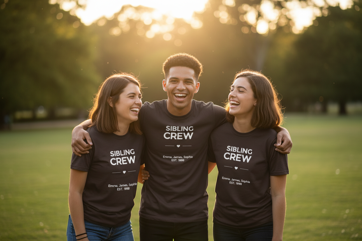 Sibling Crew — dark chocolate trio park