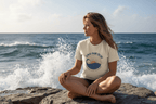 Save Our Seas T-Shirt | Retro Wave Ocean Conservation Tee UK - AlleyCrafters
