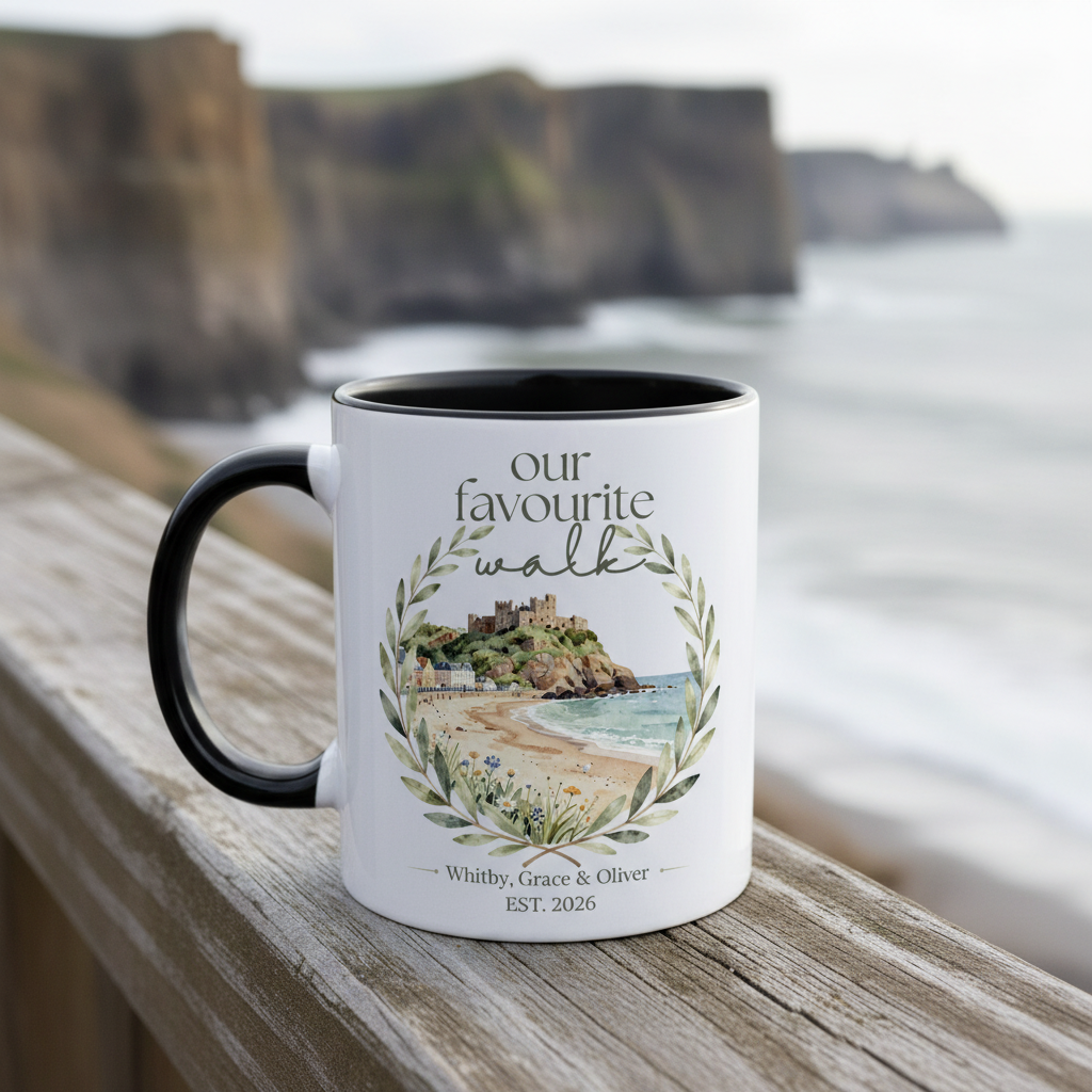 Solo Mug – Coastal Railing – Whitby – Grace & Oliver