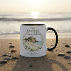 Solo Mug – Sandy Beach – Filey – Rosie & James