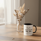 Personalised Best Friends for Life Mug | Custom Name Accent Coffee Mug - AlleyCrafters
