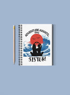 Adventure Awaits with My Sister A5 Spiral Notebook — Travel Journal for Sisters - Alley Crafters