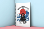 Adventure Awaits with My Sister A5 Spiral Notebook — Travel Journal for Sisters - Alley Crafters