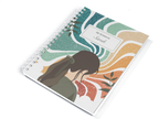 Retro Woman A5 Spiral Notebook — Personalised 'My Notebook' Journal