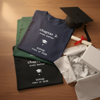 Stacked tees pile — wooden surface