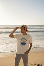 Save Our Seas T-Shirt | Retro Wave Ocean Conservation Tee UK - AlleyCrafters