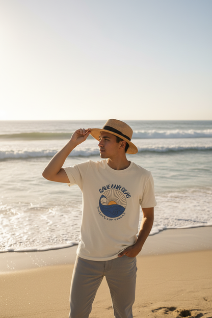 Standing on Beach Near Ocean