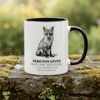 Zero Fox Given Mug | Funny Fox Coffee Cup | Sarcastic Gift for Her - AlleyCrafters
