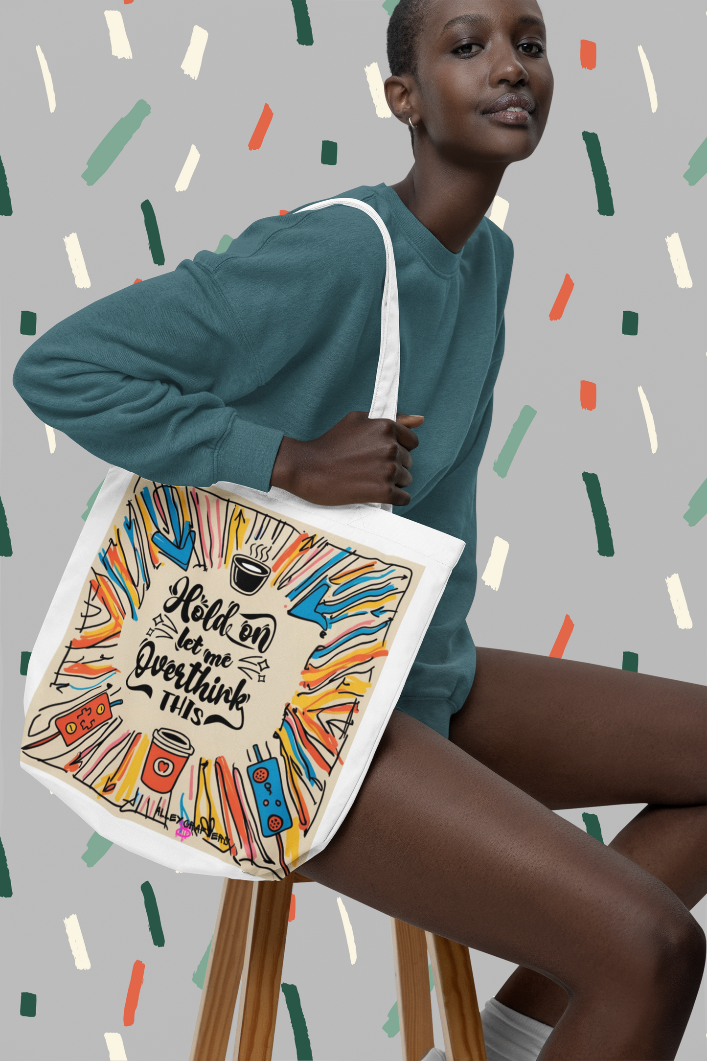 Hold on, let me Overthink This Tote