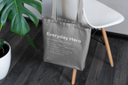 Definition Tote Bag — Personalised Gift Canvas Cotton Tote - Alley Crafters