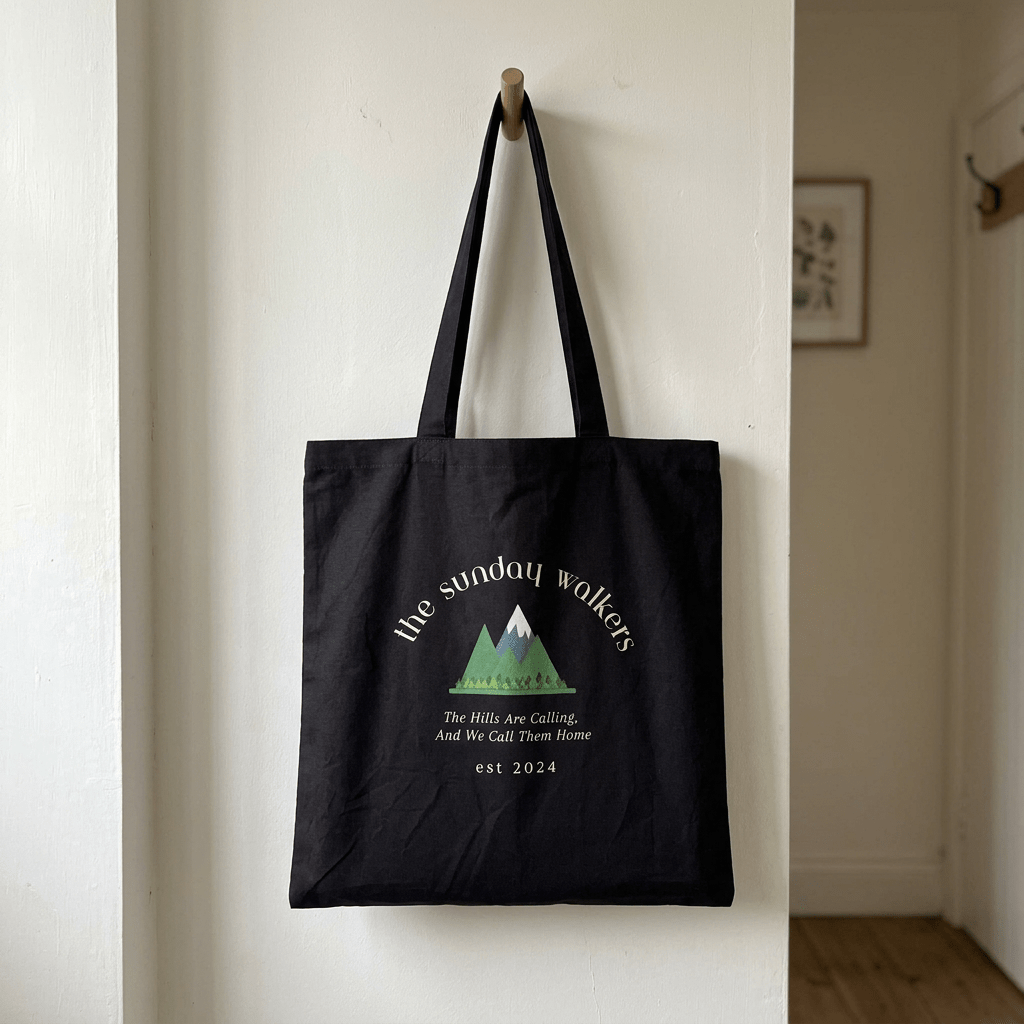 Walking Tote Bag – The Sunday Walkers - #AlleyCrafters