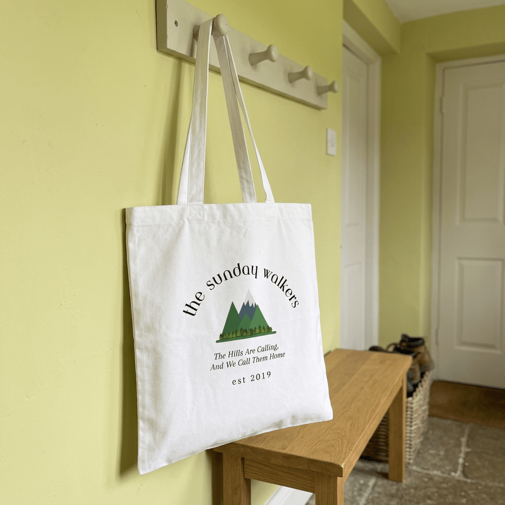 Walking Tote Bag – The Sunday Walkers - #AlleyCrafters